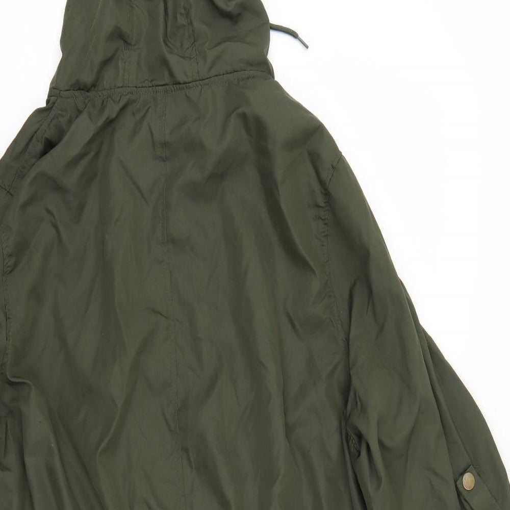 parka In a pocket Womens Green   Parka Coat Size L