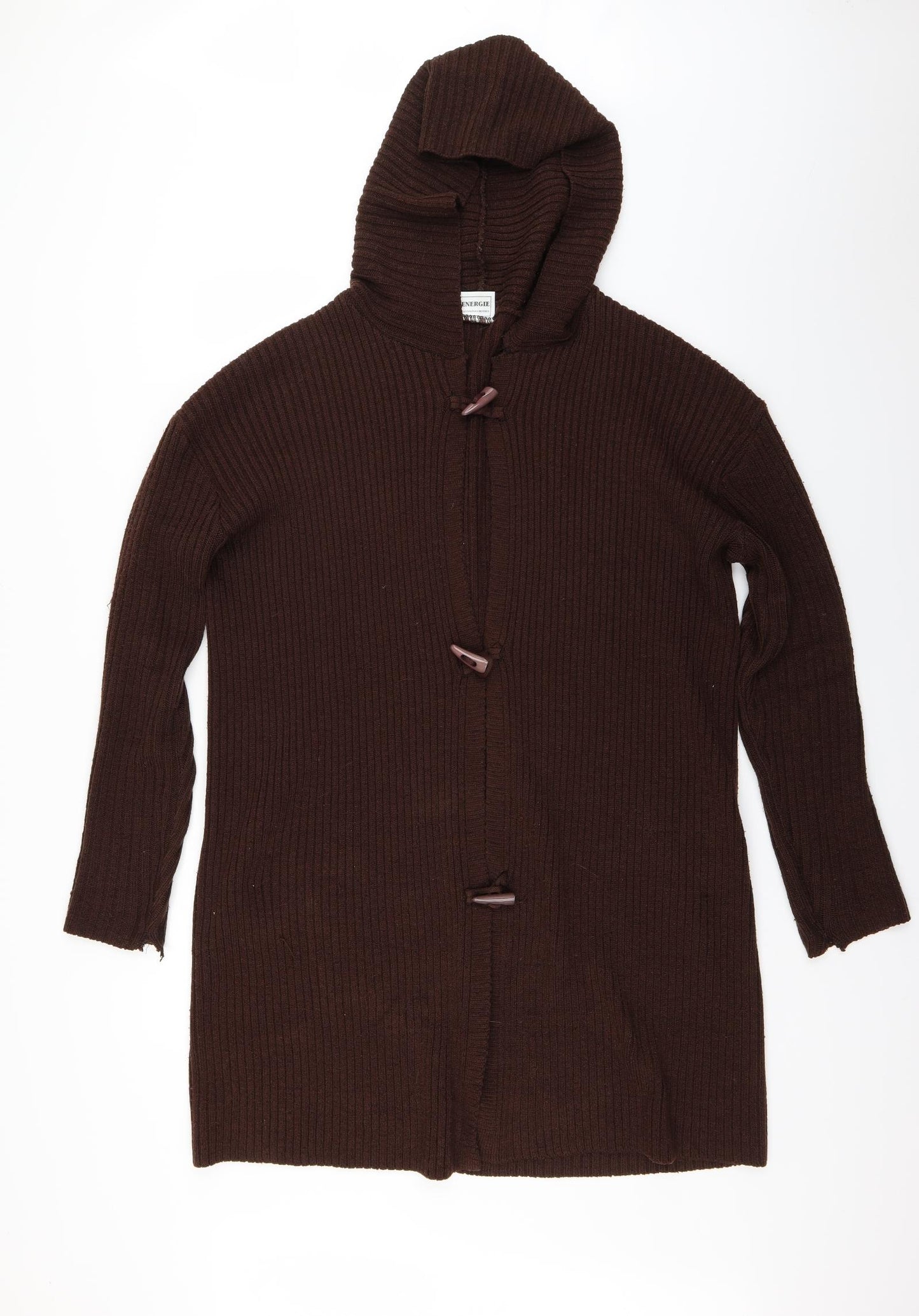 Energie Womens Brown   Cardigan Jumper One Size