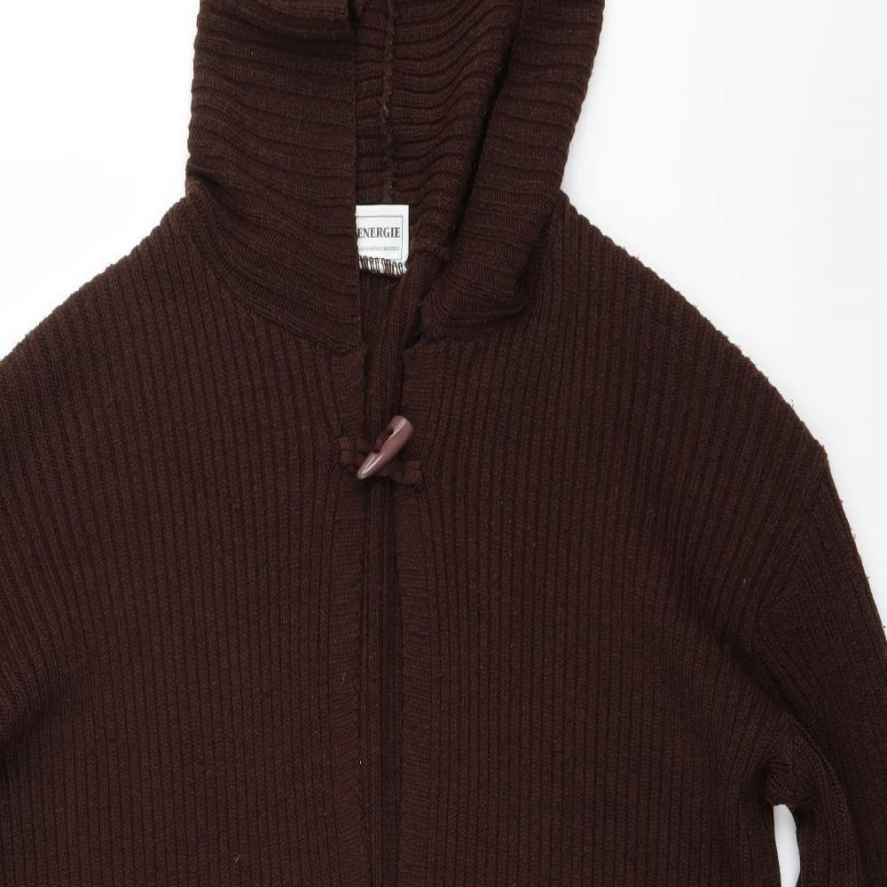 Energie Womens Brown   Cardigan Jumper One Size