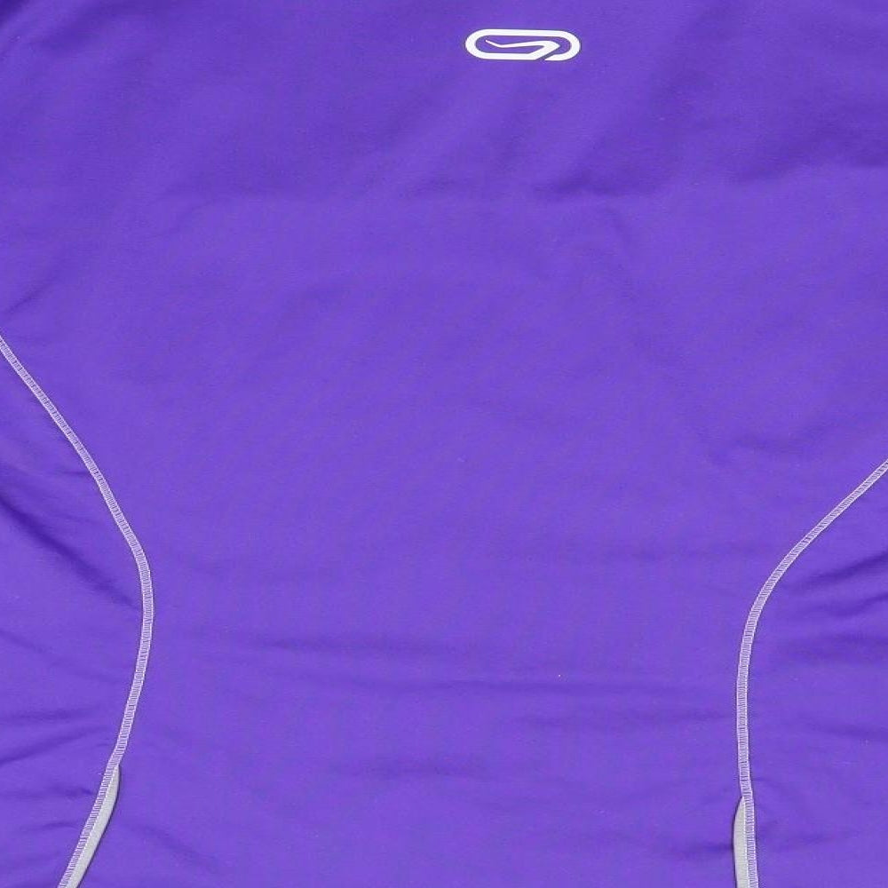 Kalenji Womens Purple   Henley Sweatshirt Size M