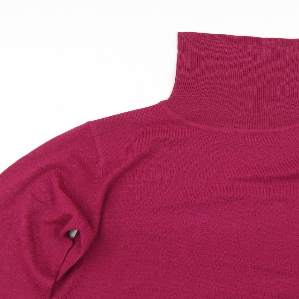 George Womens Red  Knit Pullover Jumper Size 14