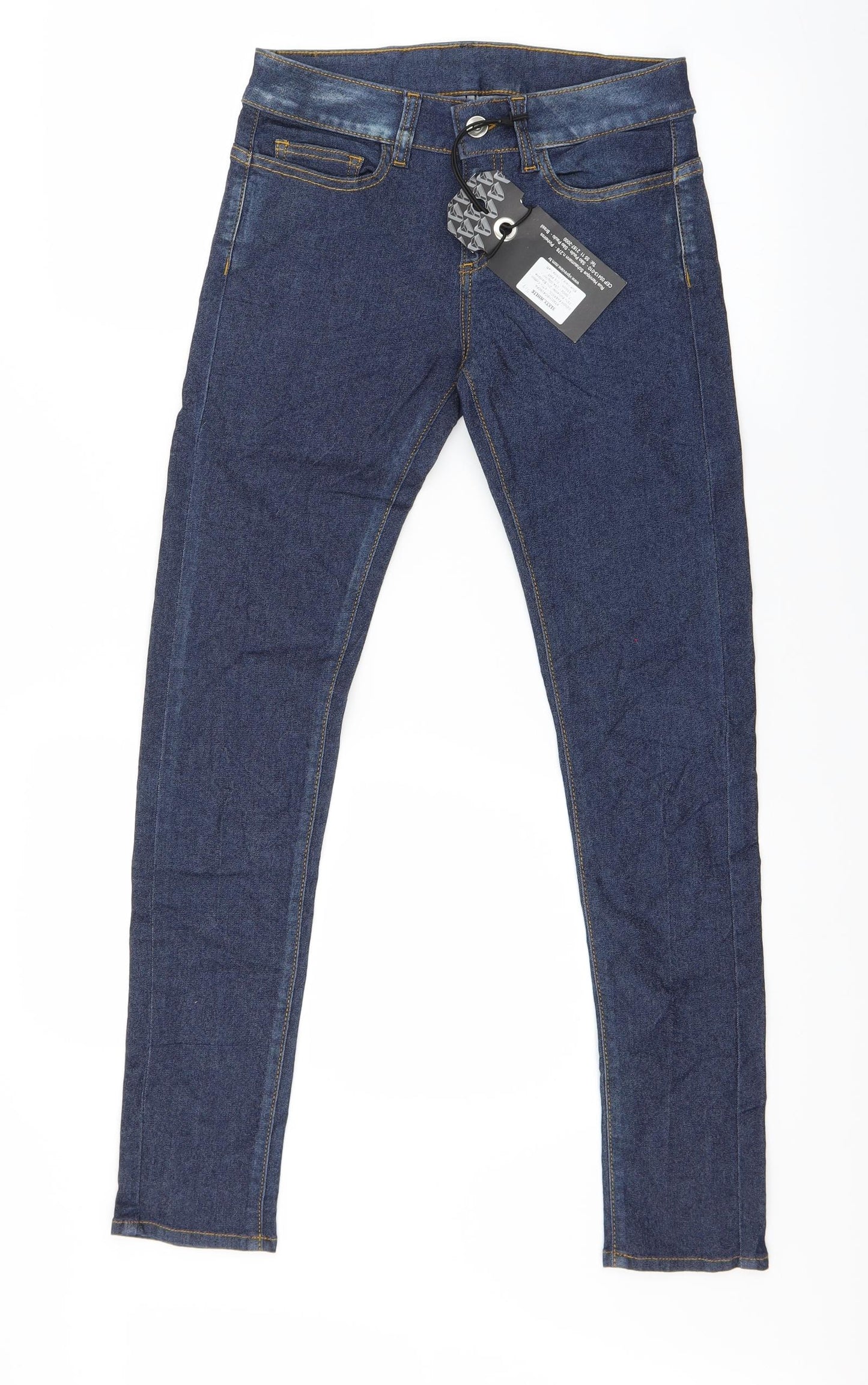 Vicunha Womens Blue  Denim Skinny Jeans Size 27 in L28 in