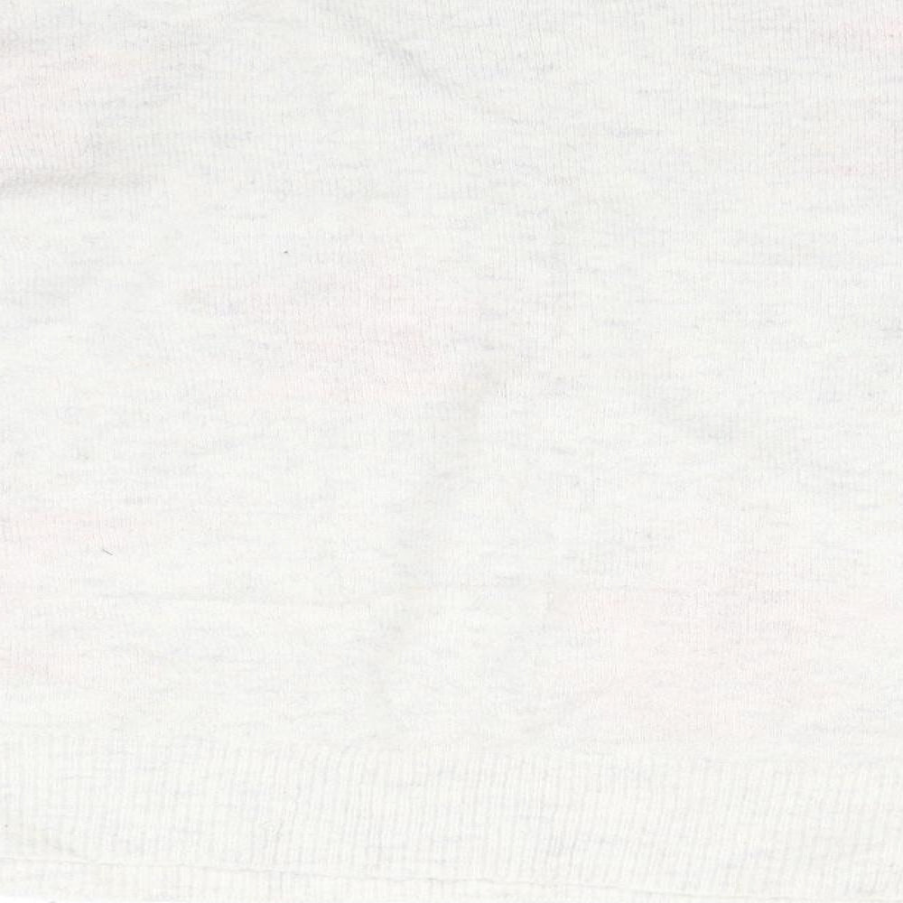 F&F Womens Beige  Knit Pullover Jumper Size 12  - Star print
