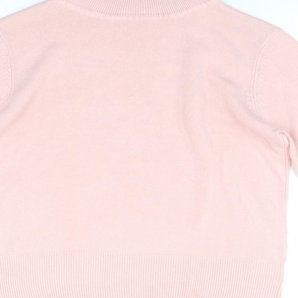 Matalan Womens Pink  Knit Pullover Jumper Size M