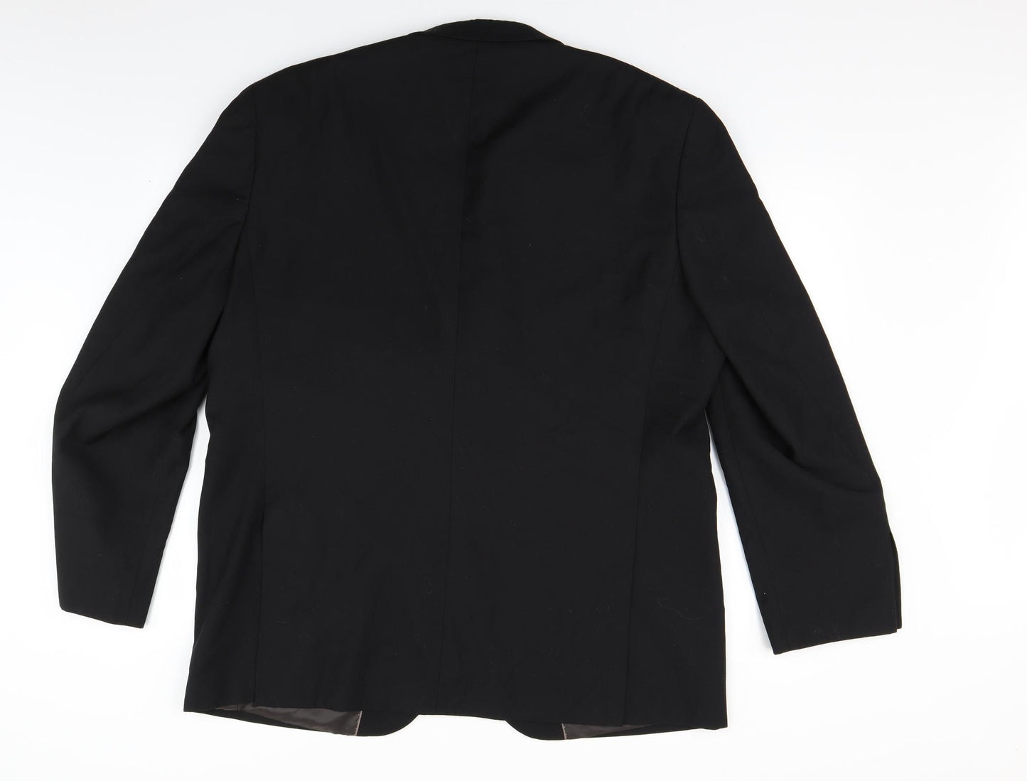 Cedar Wood State Mens Black   Jacket Blazer Size 48