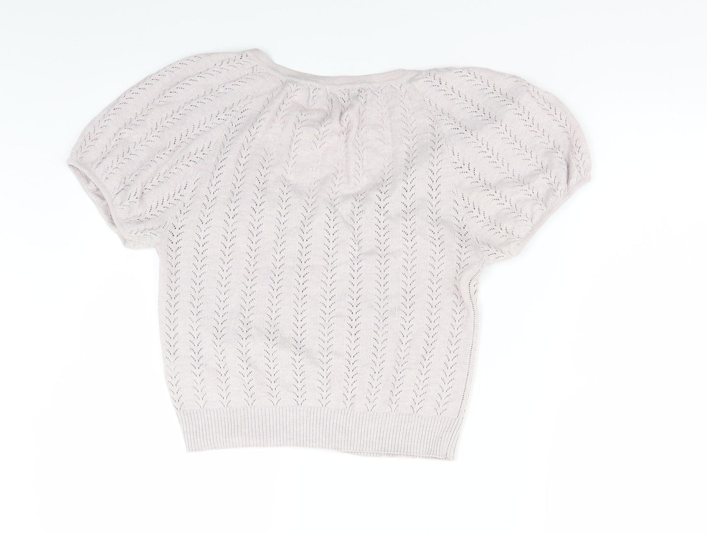 Evie Womens Grey  Knit Cardigan Jumper Size 10