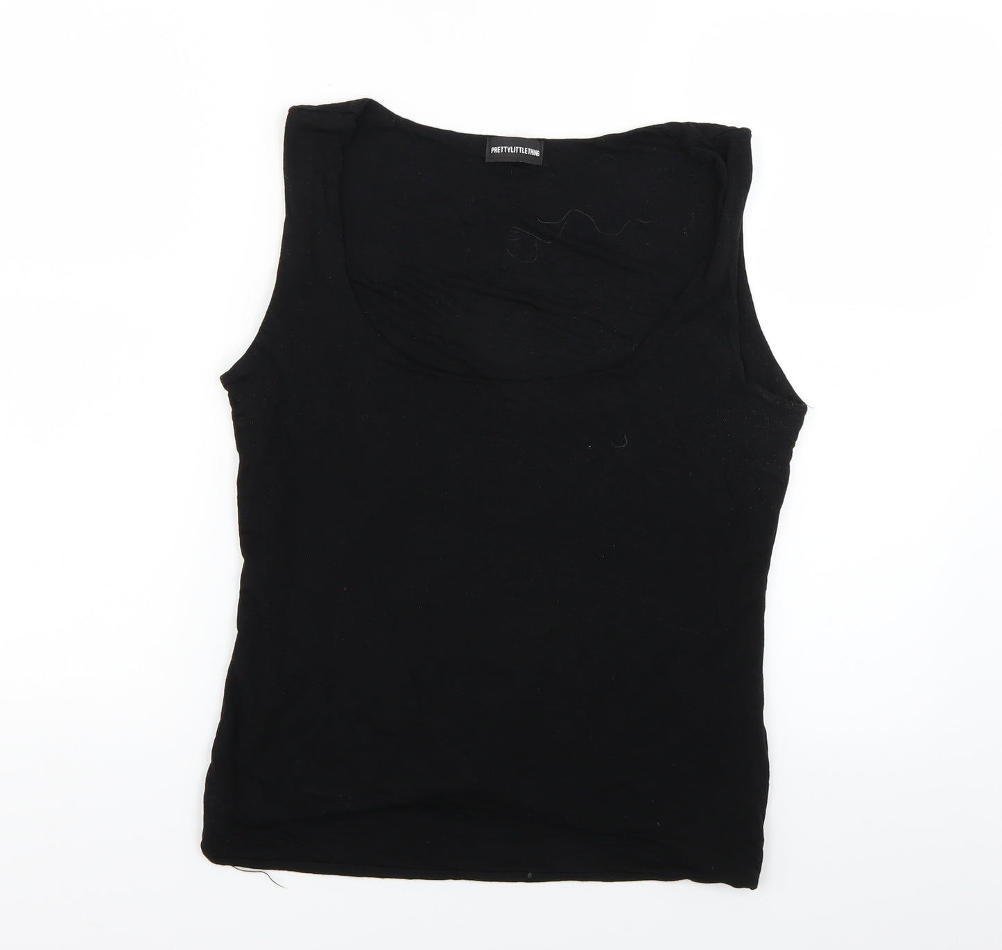 PRETTYLITTLETHING Womens Black   Basic Tank Size 14