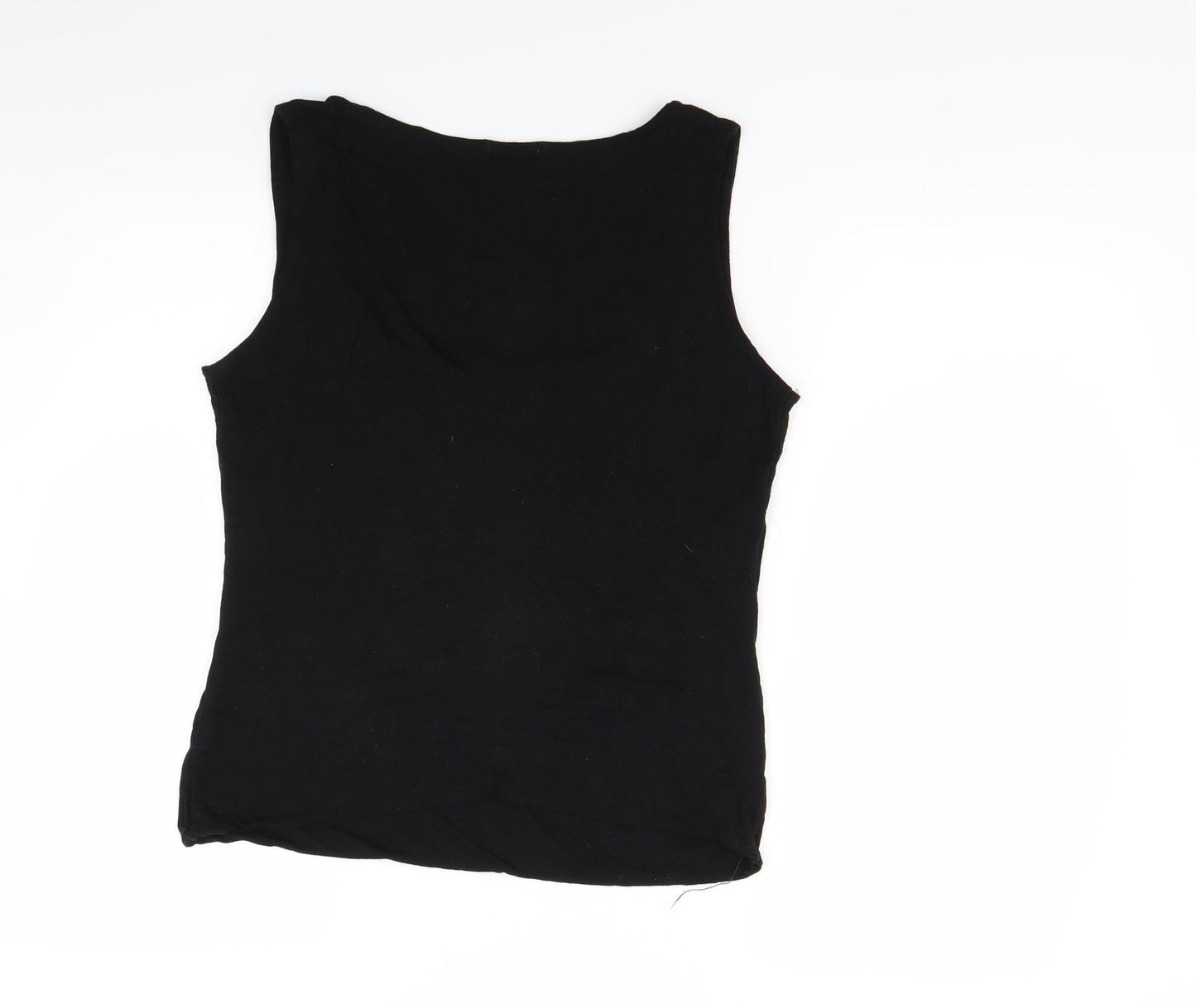 PRETTYLITTLETHING Womens Black   Basic Tank Size 14