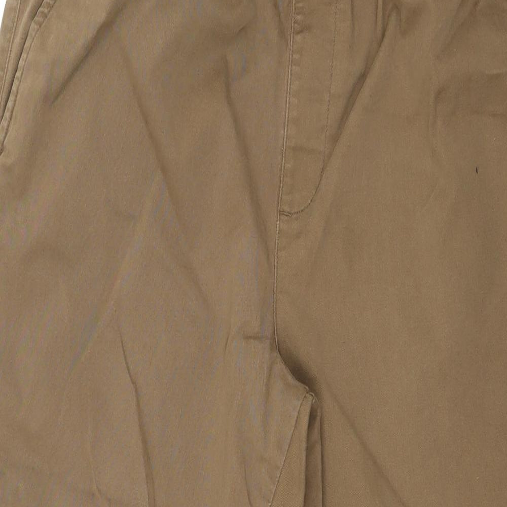 George Womens Brown  Denim Cropped Trousers Size XL L23 in