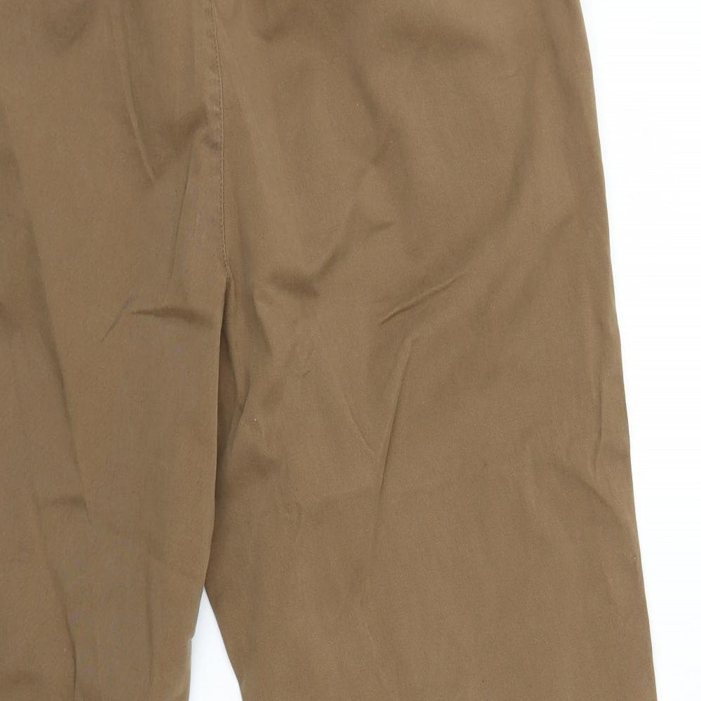 George Womens Brown  Denim Cropped Trousers Size XL L23 in