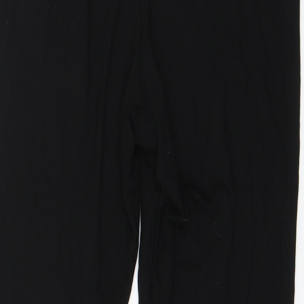NEXT Womens Black Batik  Capri Leggings Size 14 L20 in