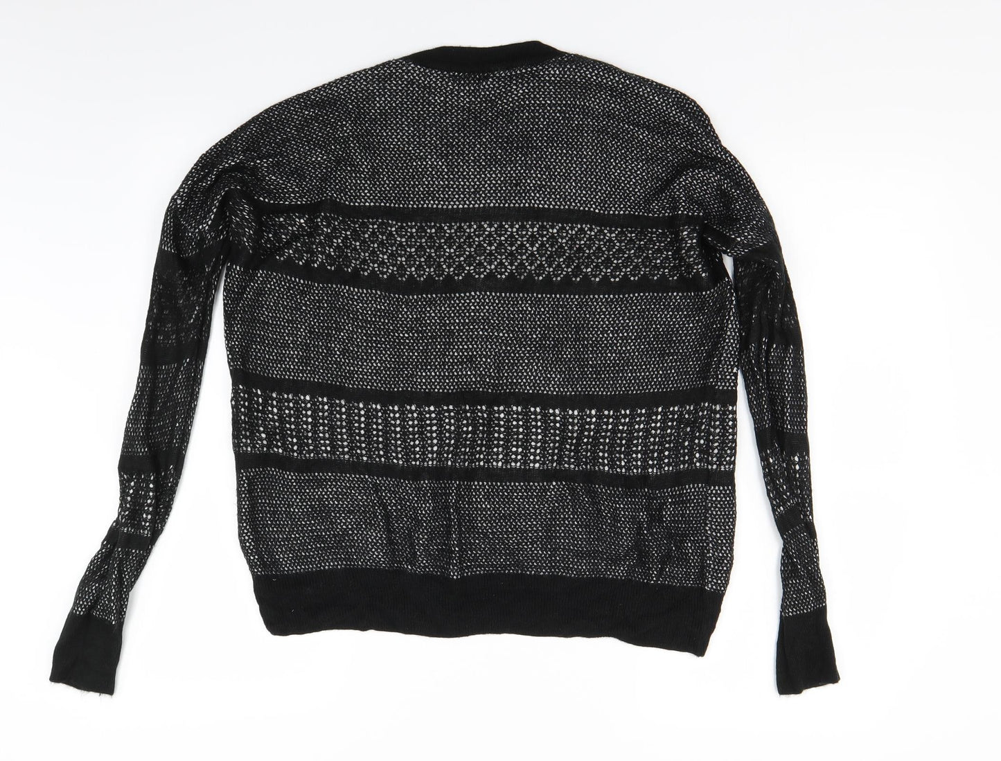 River Island Womens Black   Pullover Jumper Size S  - Paris London