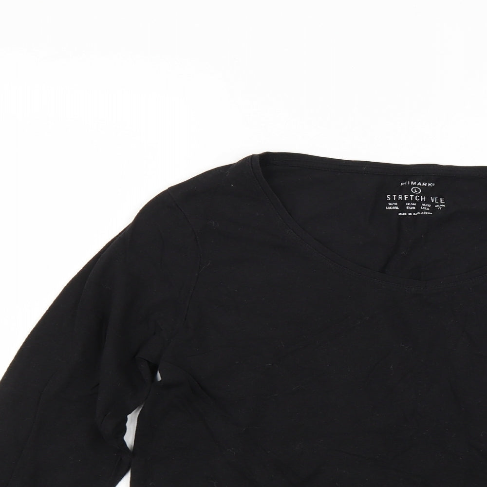 Primark Womens Black   Basic T-Shirt Size L