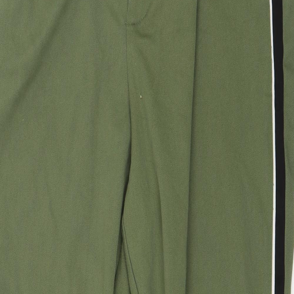 Zara Womens Green Striped  Trousers  Size XL L24 in