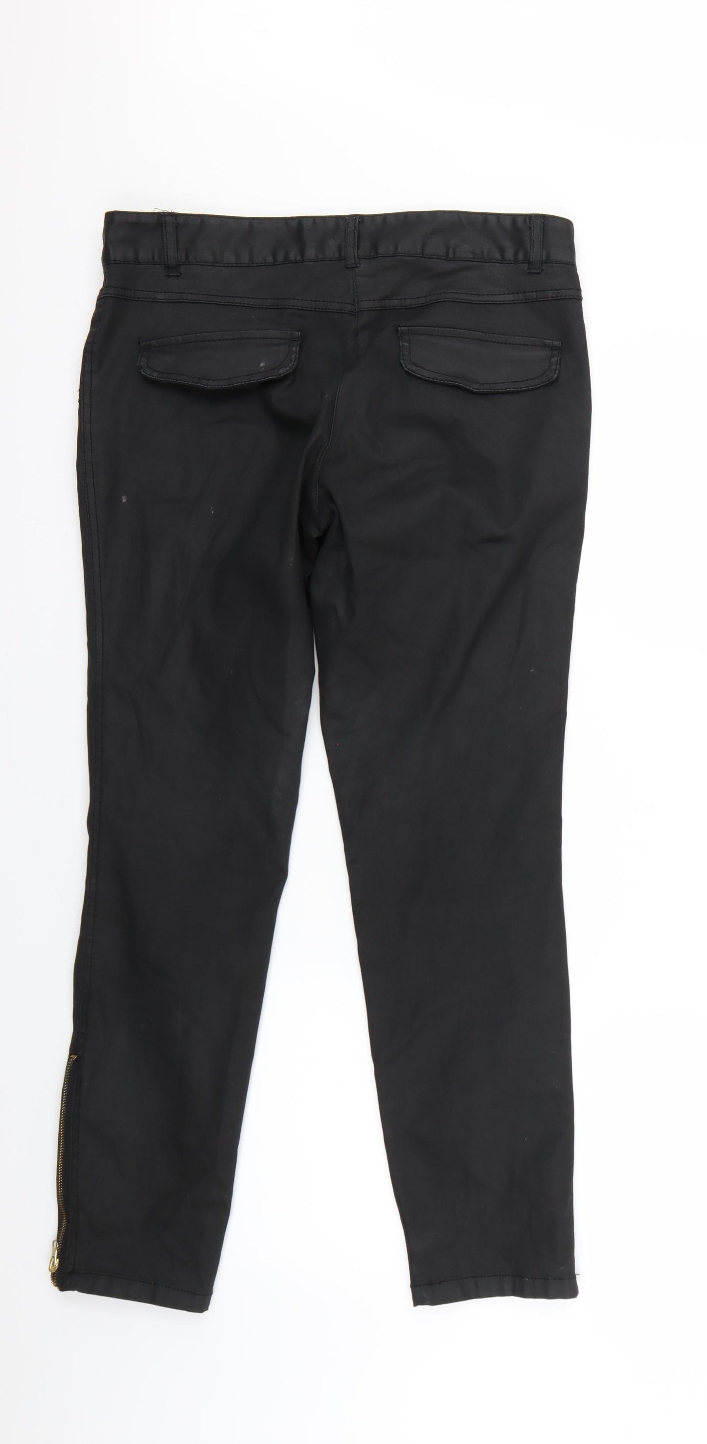 NEXT Womens Black  Denim Skinny Jeans Size 10 L26 in