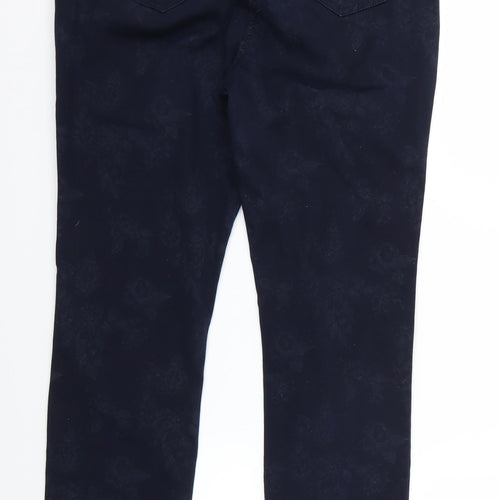 M&Co Womens Blue  Denim Skinny Jeans Size 10 L26 in