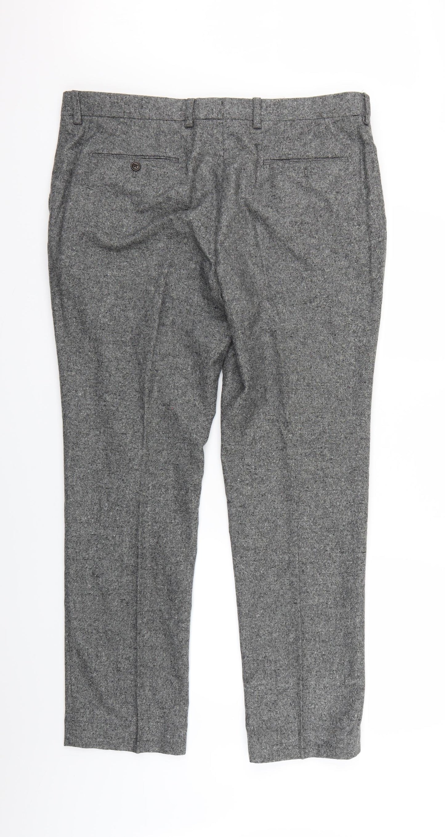 NEXT Mens Grey   Trousers  Size 38 L31 in
