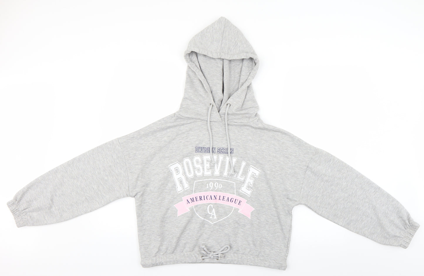 Primark Womens Grey   Pullover Hoodie Size 2XS