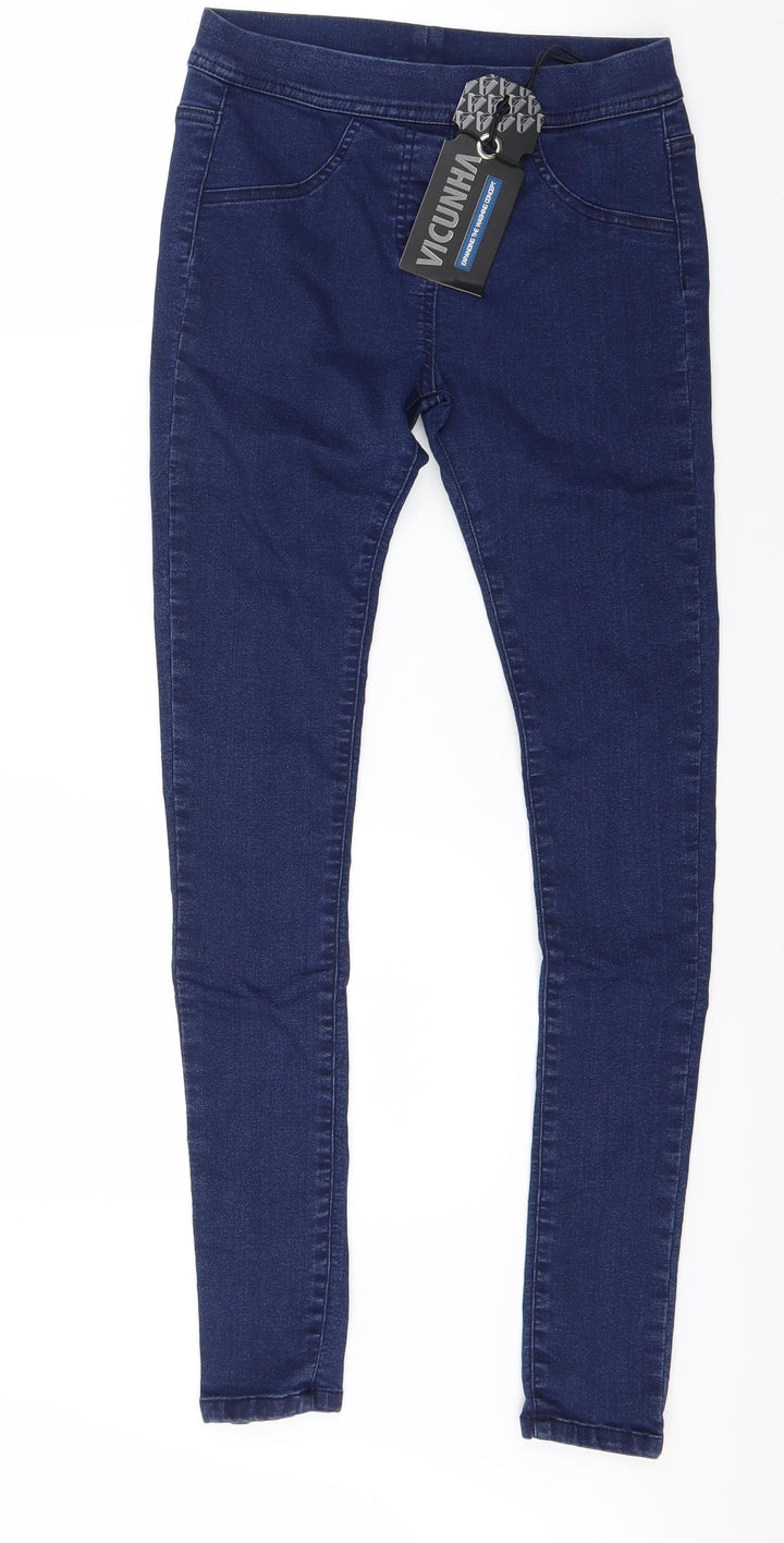 Vicunha Womens Blue Denim Jegging Jeans Size 26 in L28 in