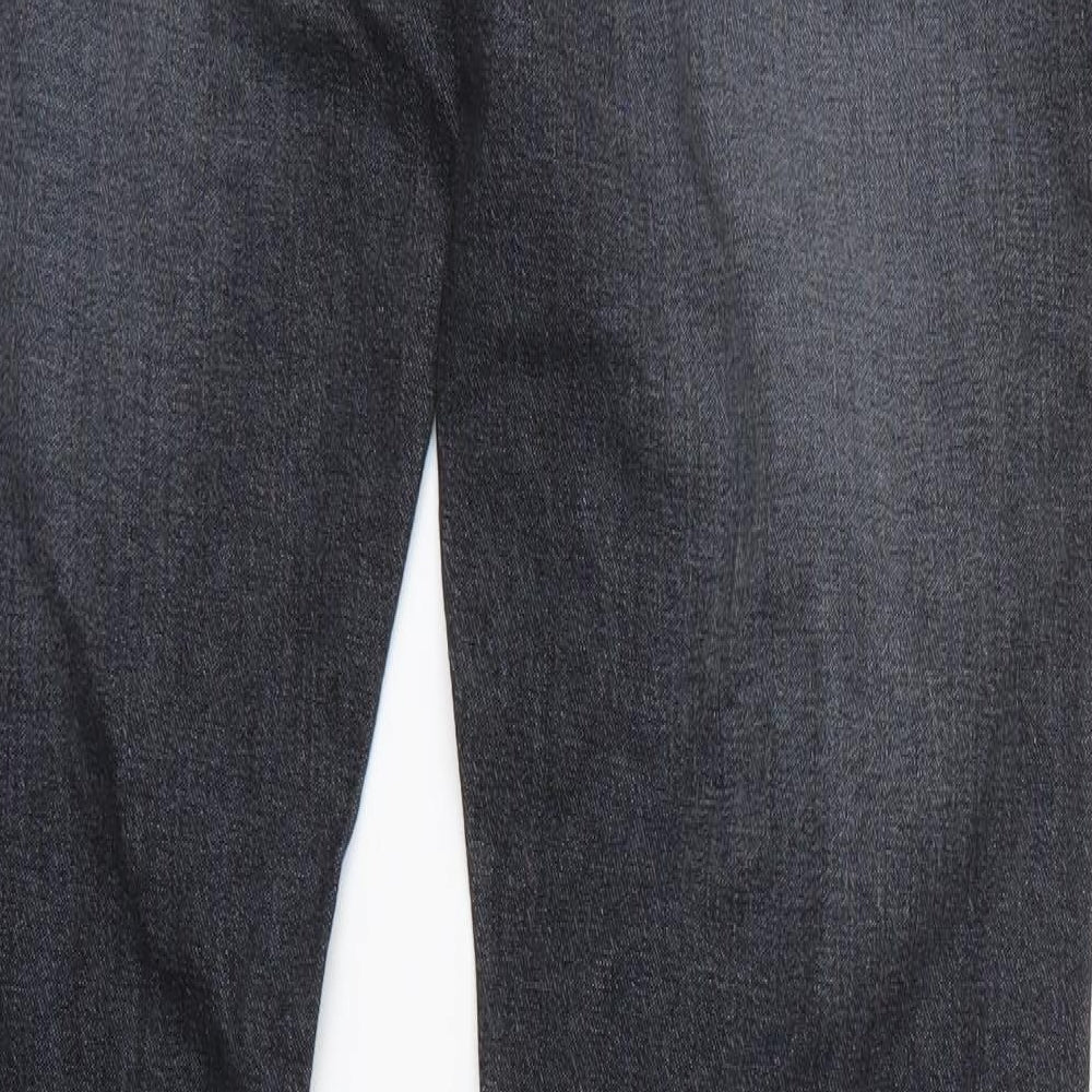 Vicunha Mens Black  Denim Straight Jeans Size 34 in L30 in