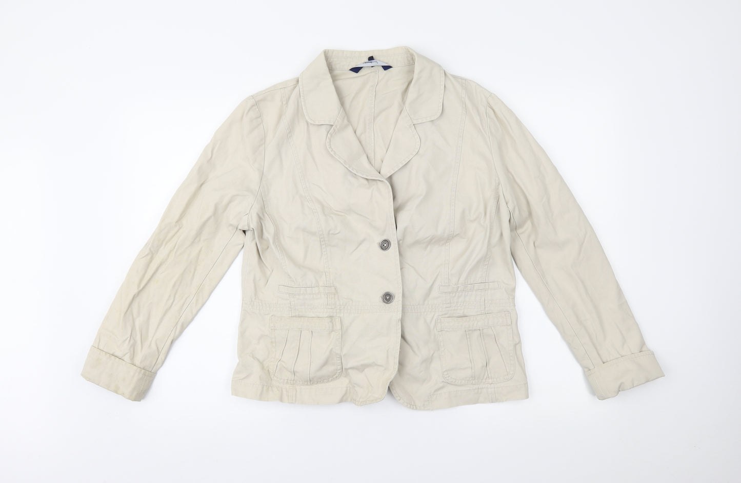 Casual Club Womens Beige   Gilet Jacket Size 16