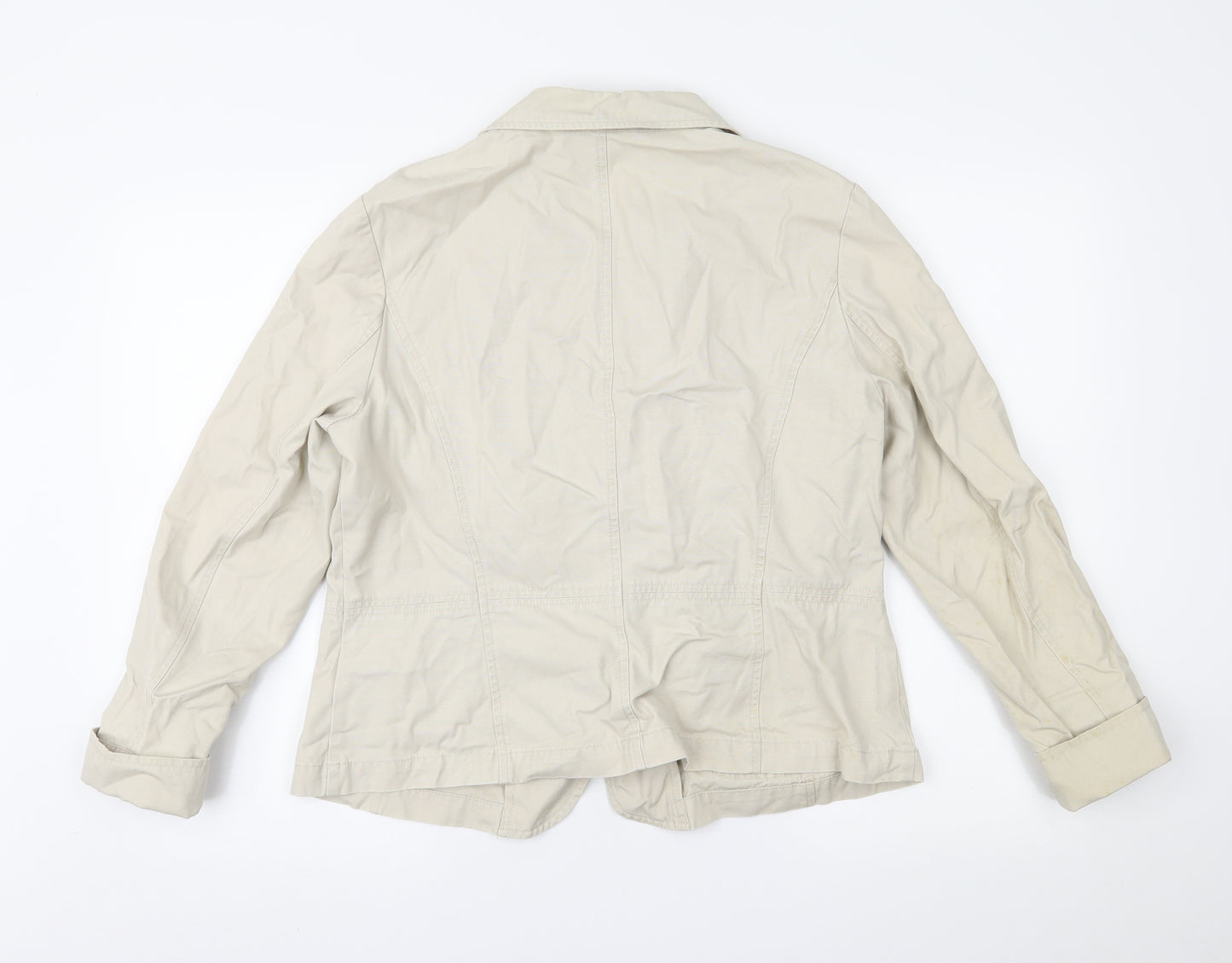 Casual Club Womens Beige   Gilet Jacket Size 16