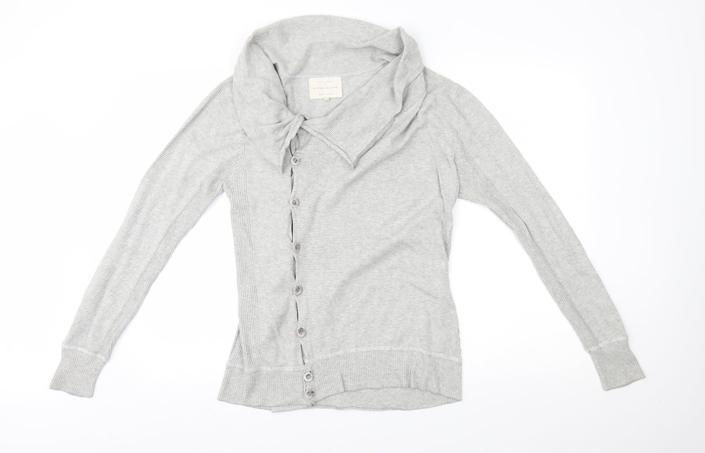 River Island Womens Grey   Cape Jumper Size M