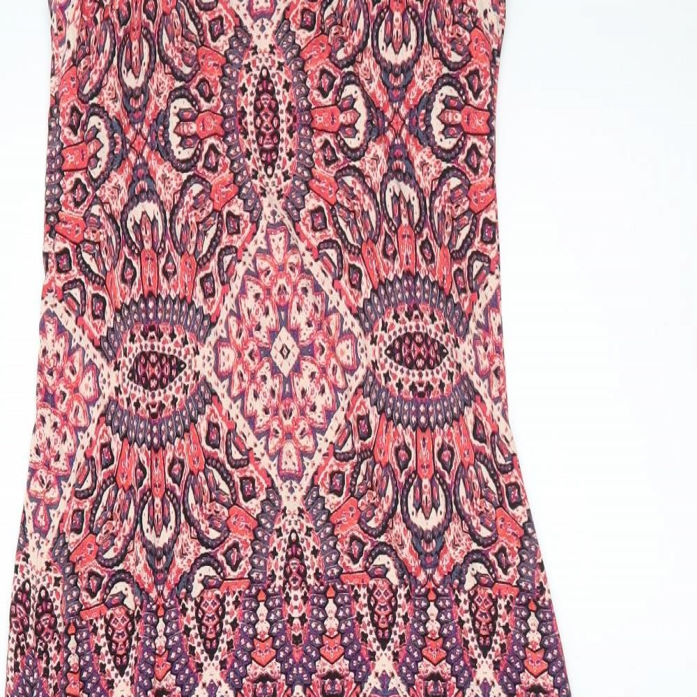 Cynthia Rowley Womens Pink Paisley  Maxi  Size S