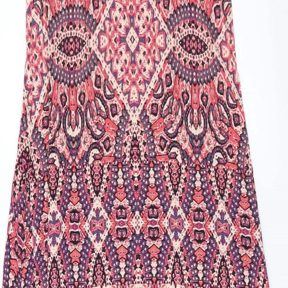 Cynthia Rowley Womens Pink Paisley  Maxi  Size S