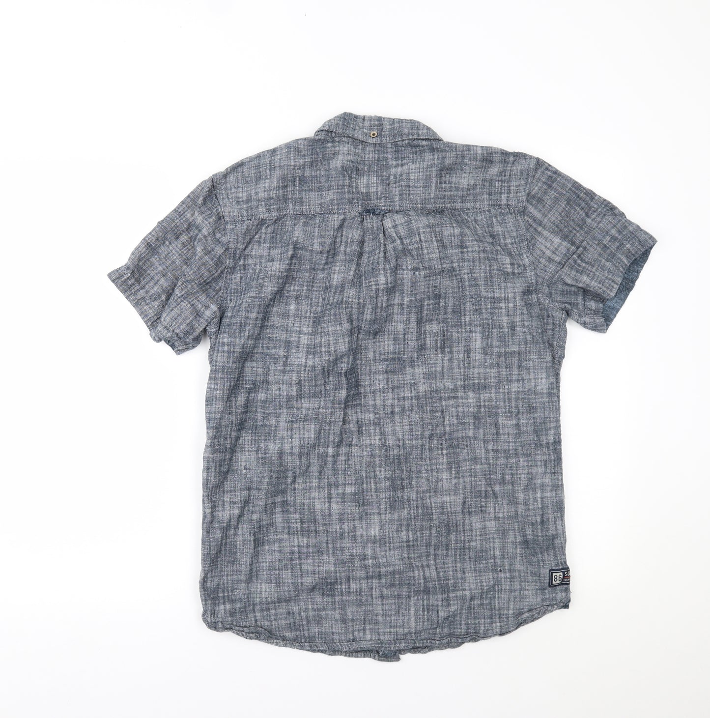 SoulCal&Co Mens Blue    Button-Up Size M