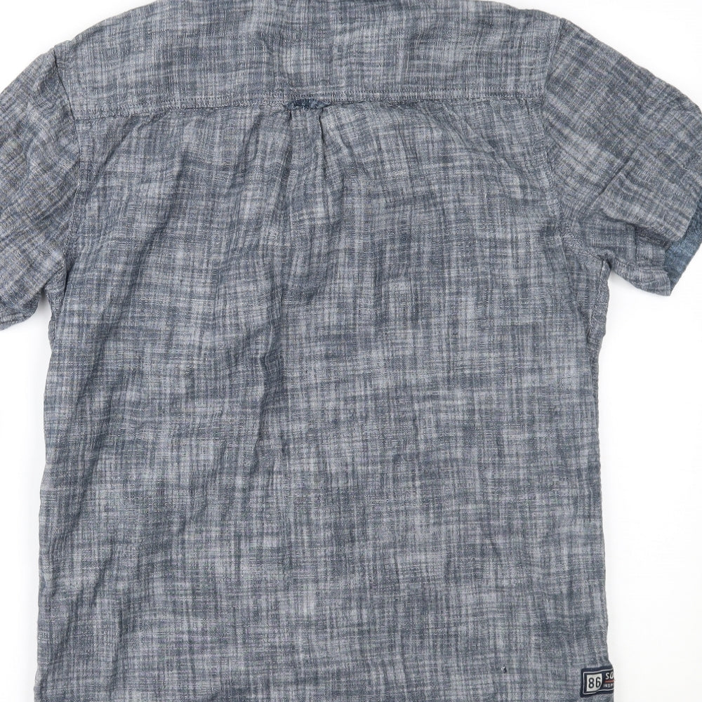 SoulCal&Co Mens Blue    Button-Up Size M