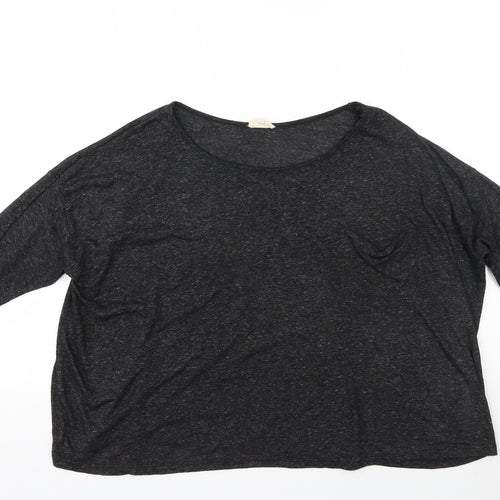 New Look Womens Grey   Basic Blouse Size 16