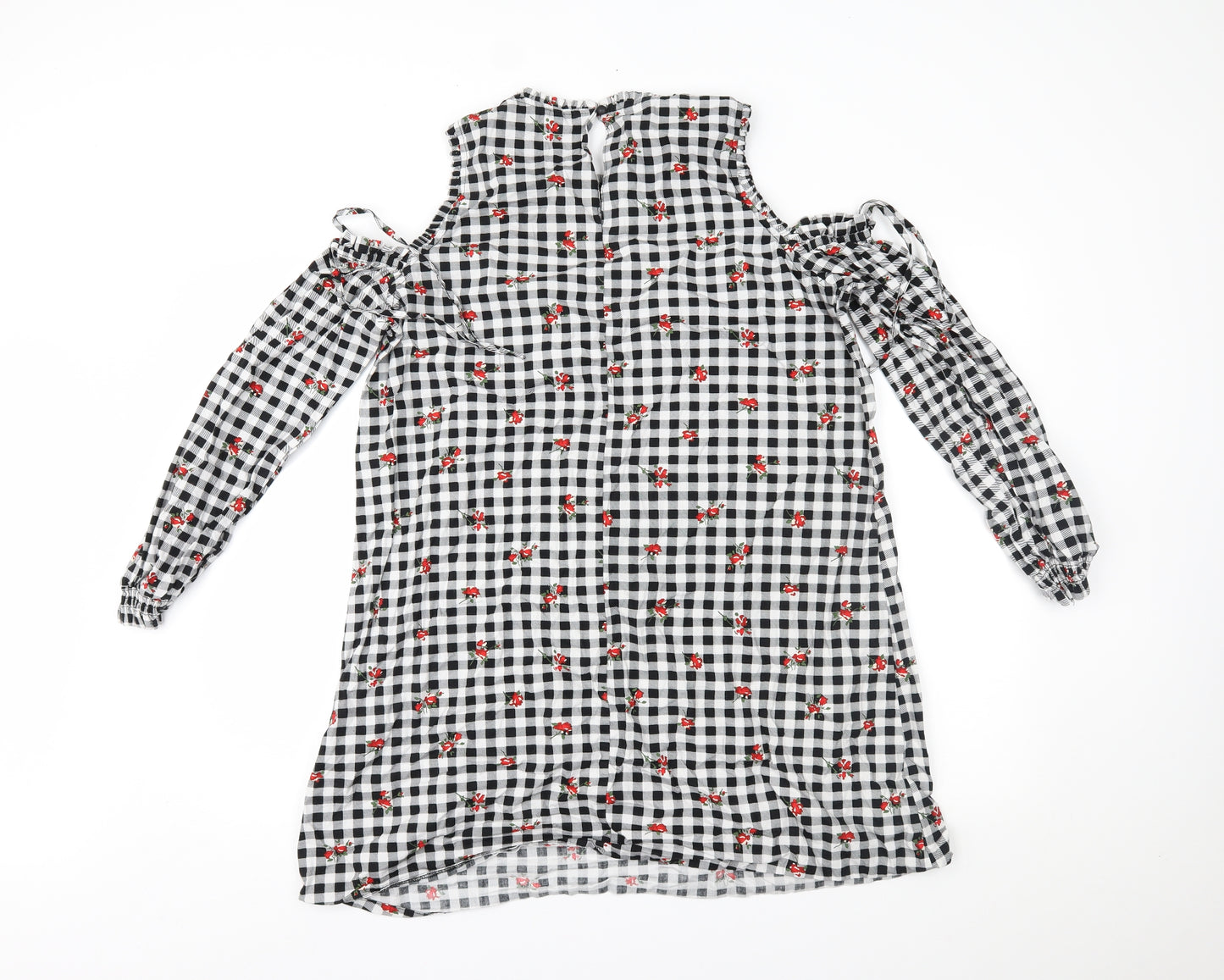 Red Herring Womens Multicoloured Plaid  Basic Blouse Size 16