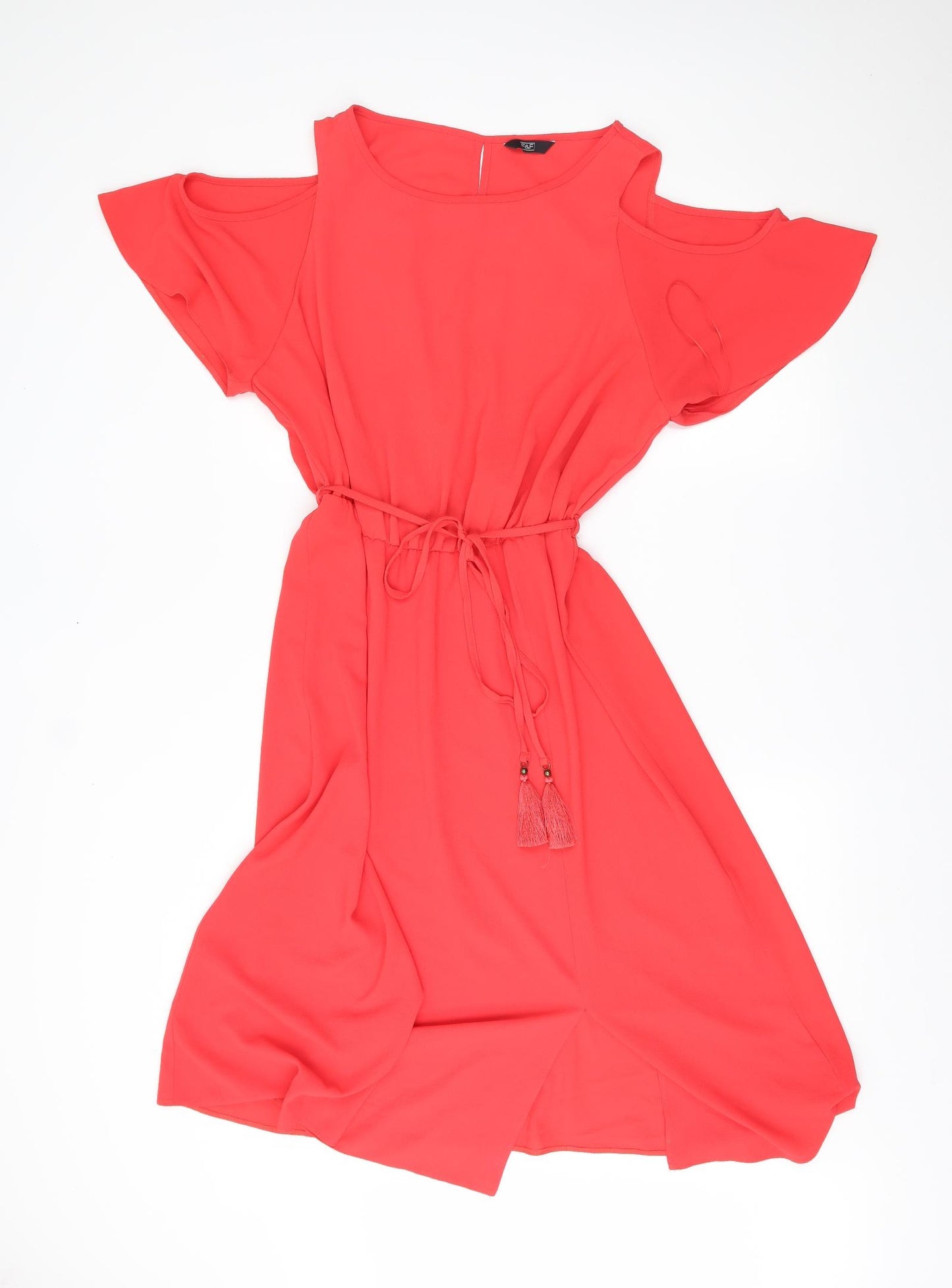 F&F Womens Red   Fit & Flare  Size 14