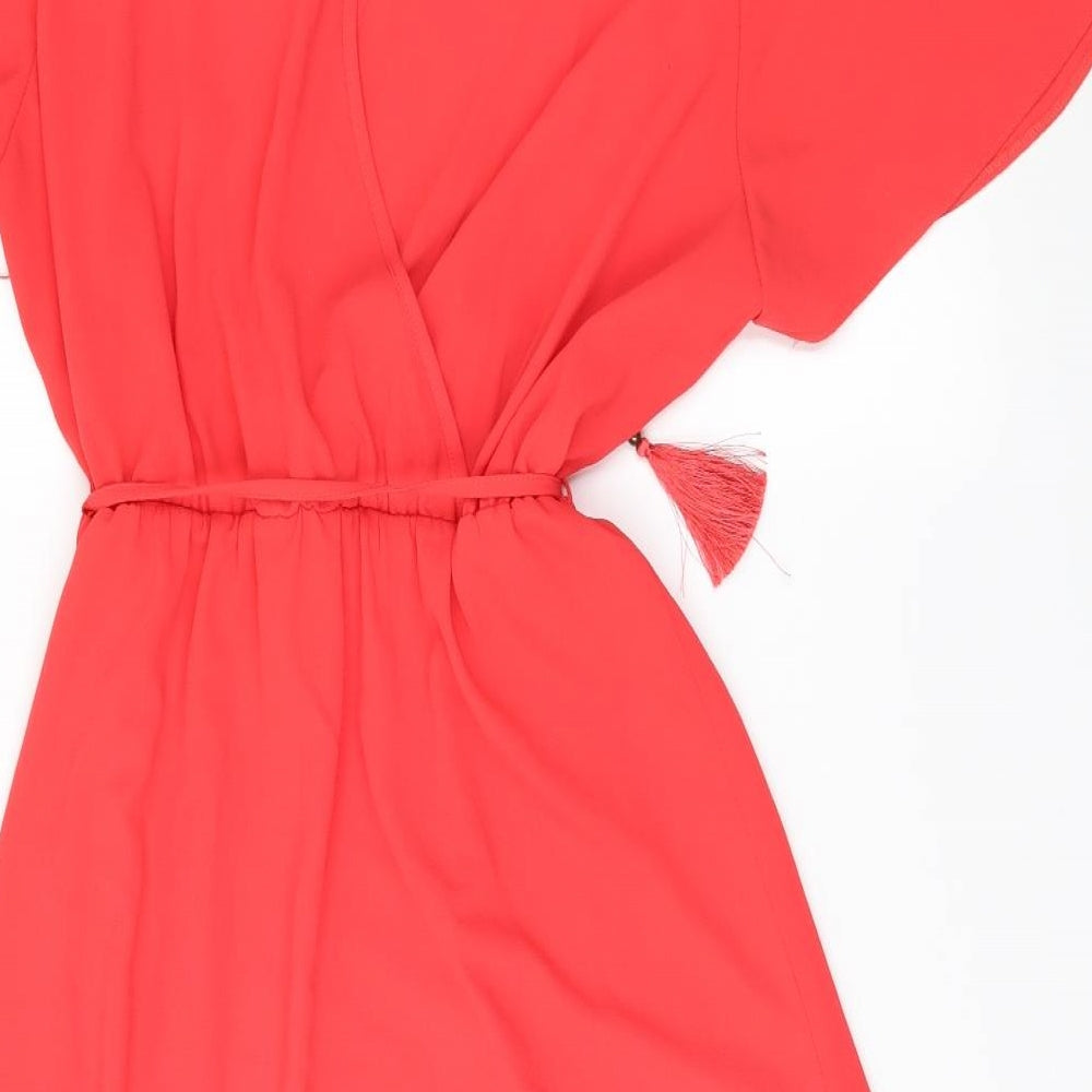 F&F Womens Red   Fit & Flare  Size 14