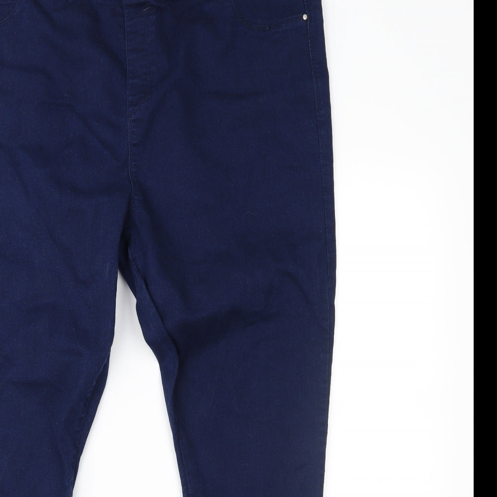 PEP&CO Womens Blue   Flared Jeans Size 22 L26 in