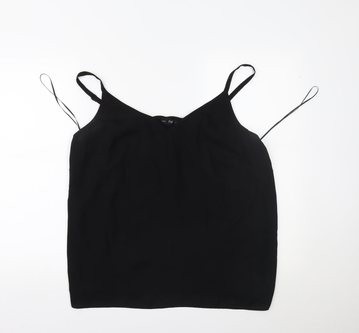 F&F Womens Black   Camisole Tank Size 20