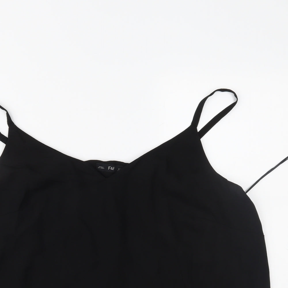 F&F Womens Black   Camisole Tank Size 20