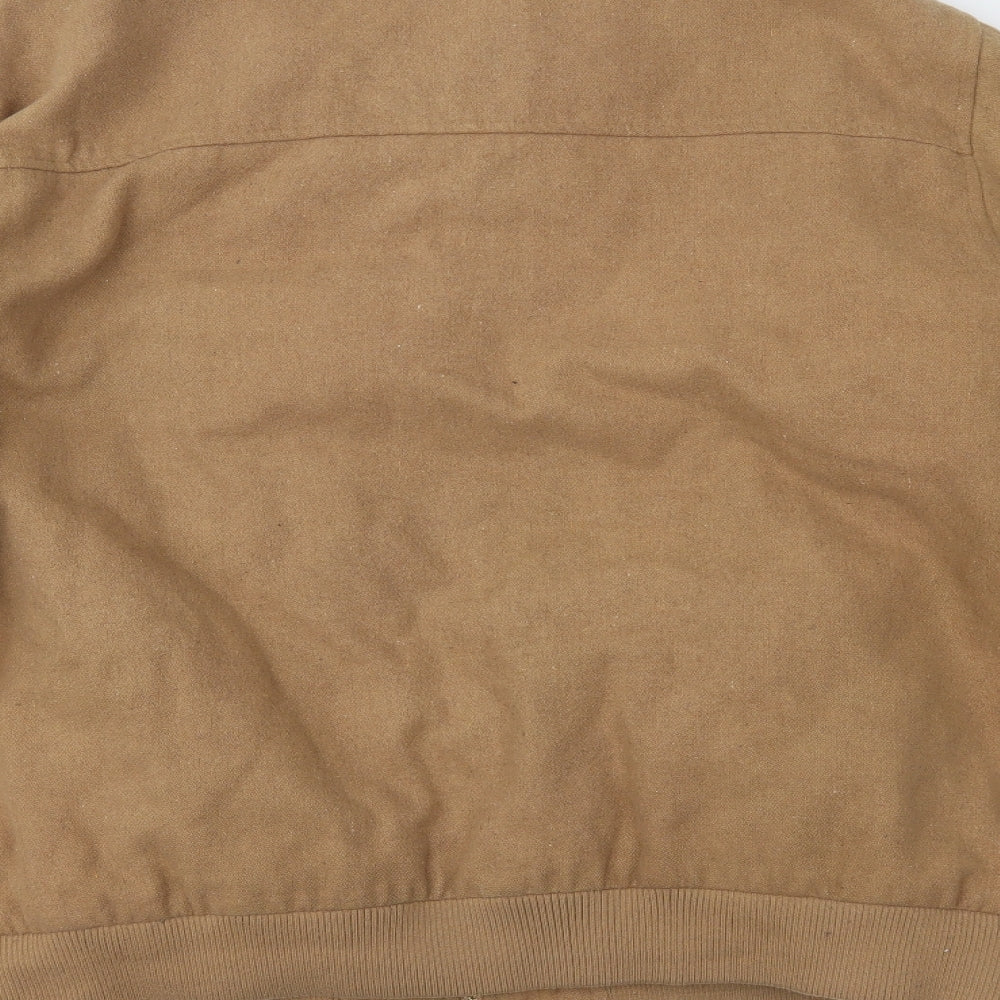 ASOS Mens Beige   Bomber Jacket Coat Size XL
