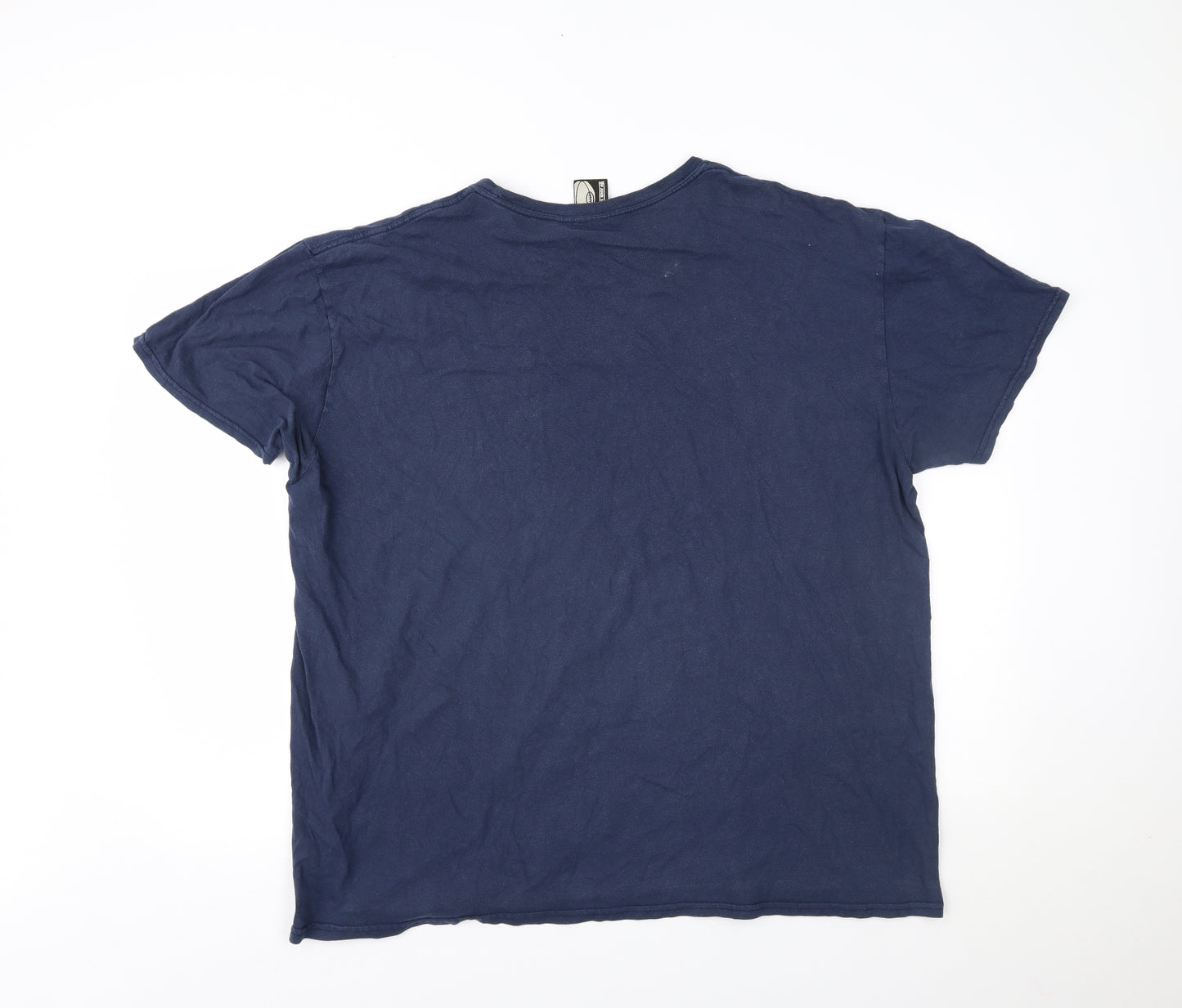 up and under Mens Blue    T-Shirt Size 2XL