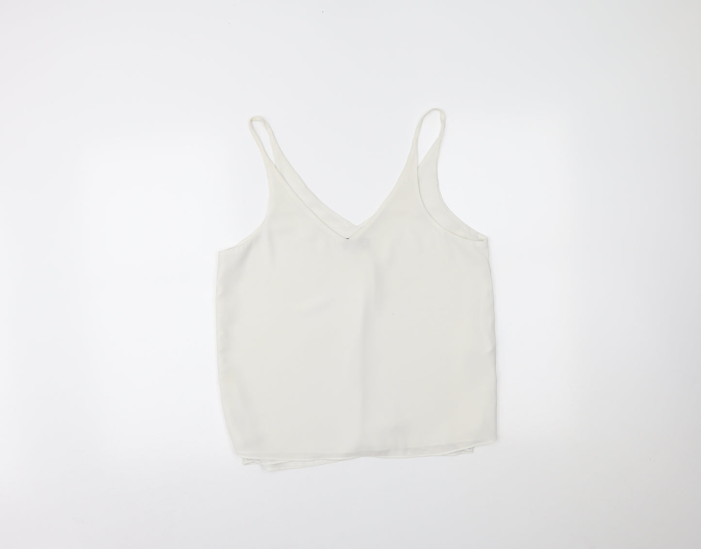 Topshop Womens White   Camisole Tank Size 12