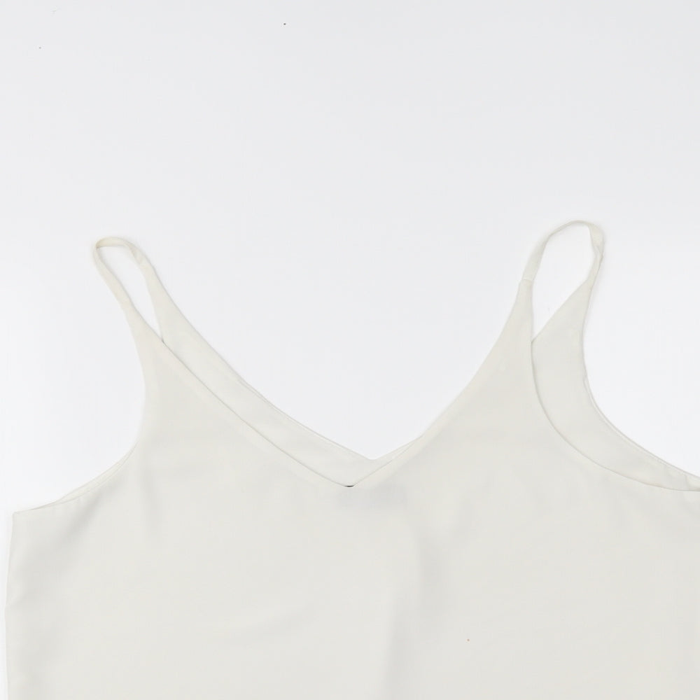 Topshop Womens White   Camisole Tank Size 12