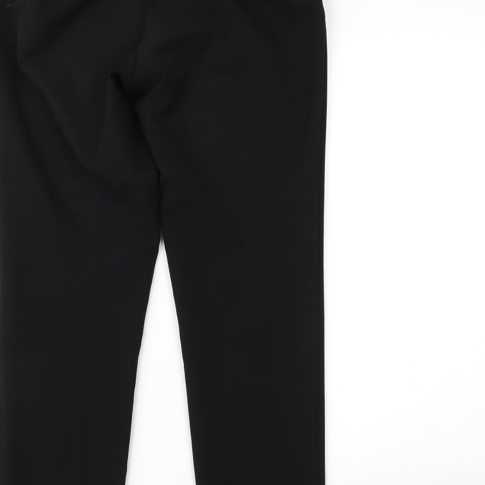 Warehouse Womens Black   Cropped Trousers Size 10 L28 in