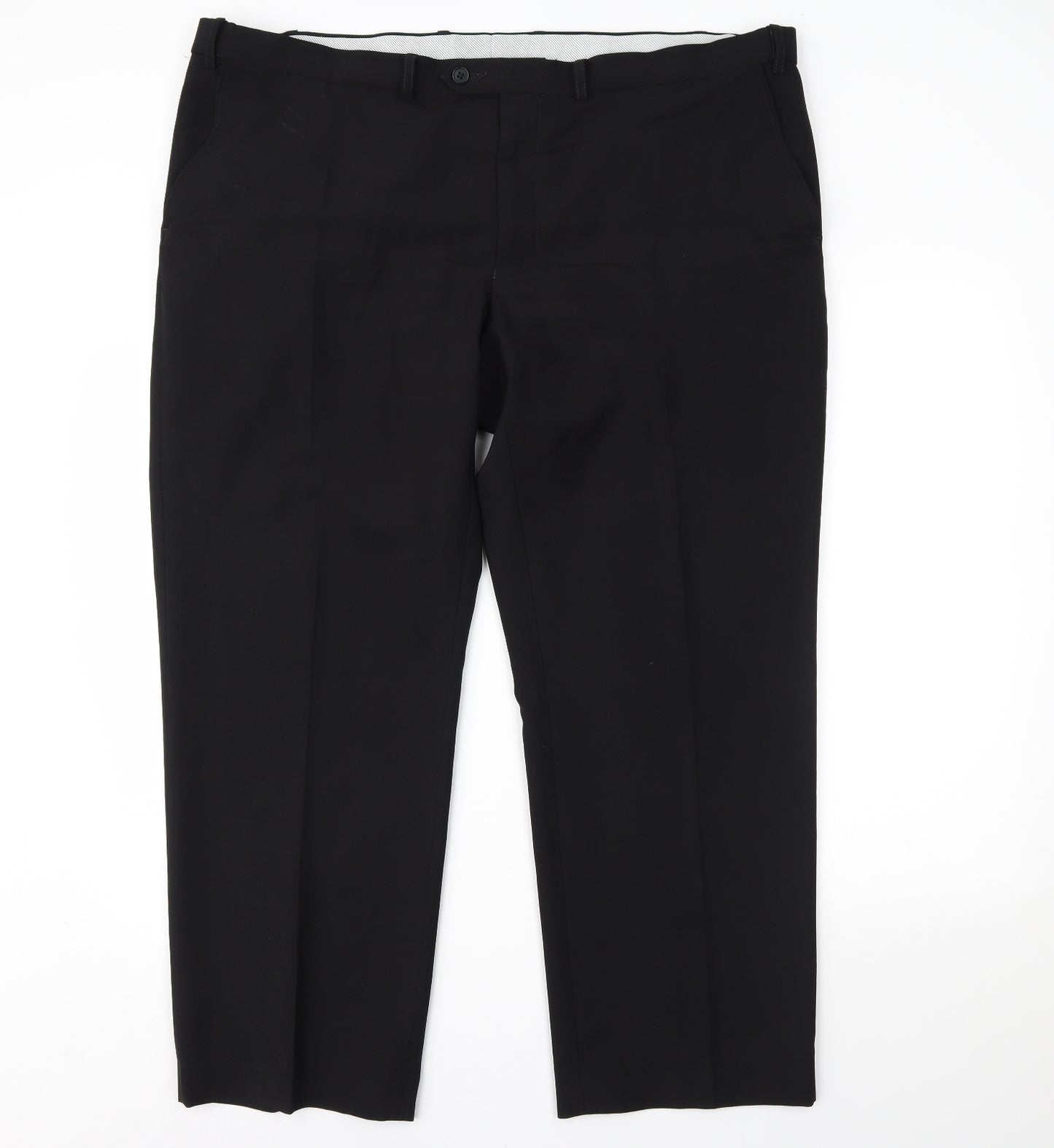 Marks and Spencer Mens Black   Trousers  Size 44 in L29 in