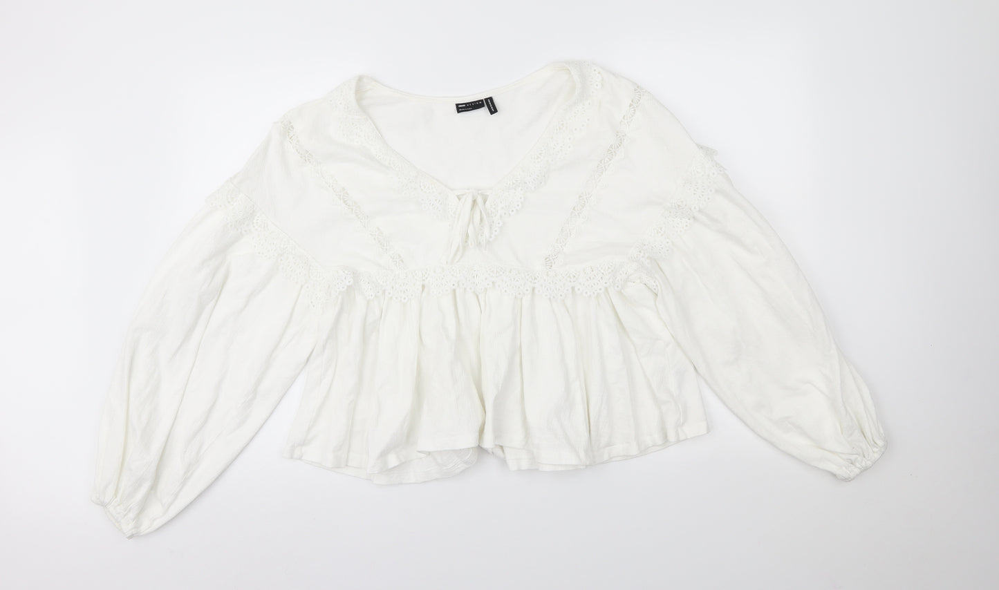 ASOS Womens White   Basic Blouse Size 12