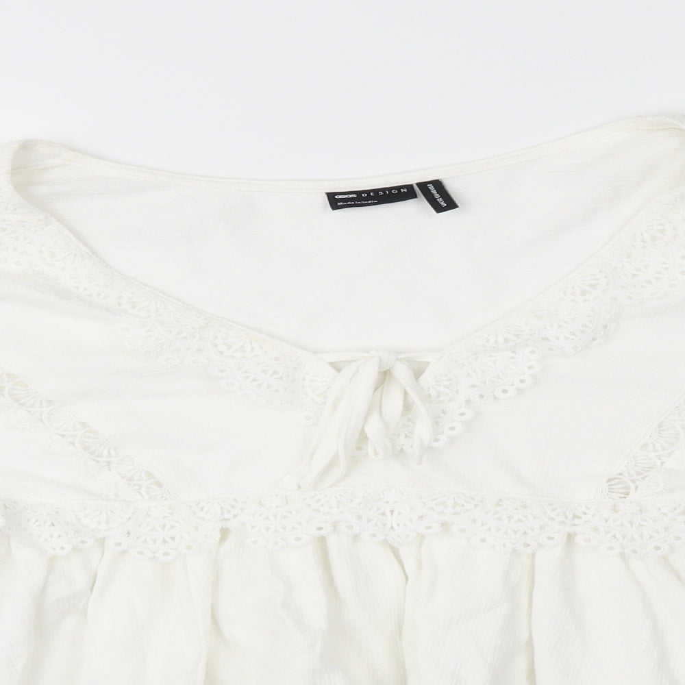ASOS Womens White   Basic Blouse Size 12