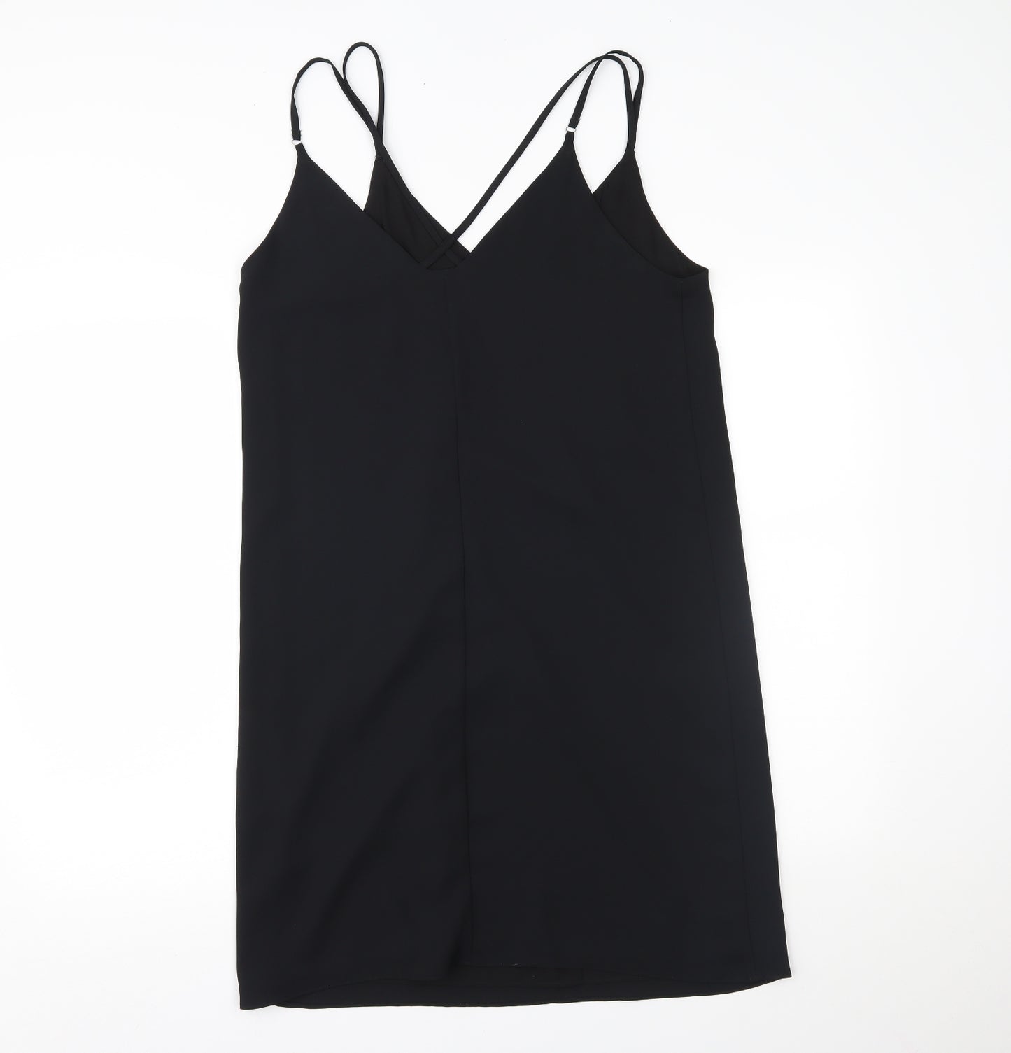 Topshop Womens Black   Slip Dress  Size 12