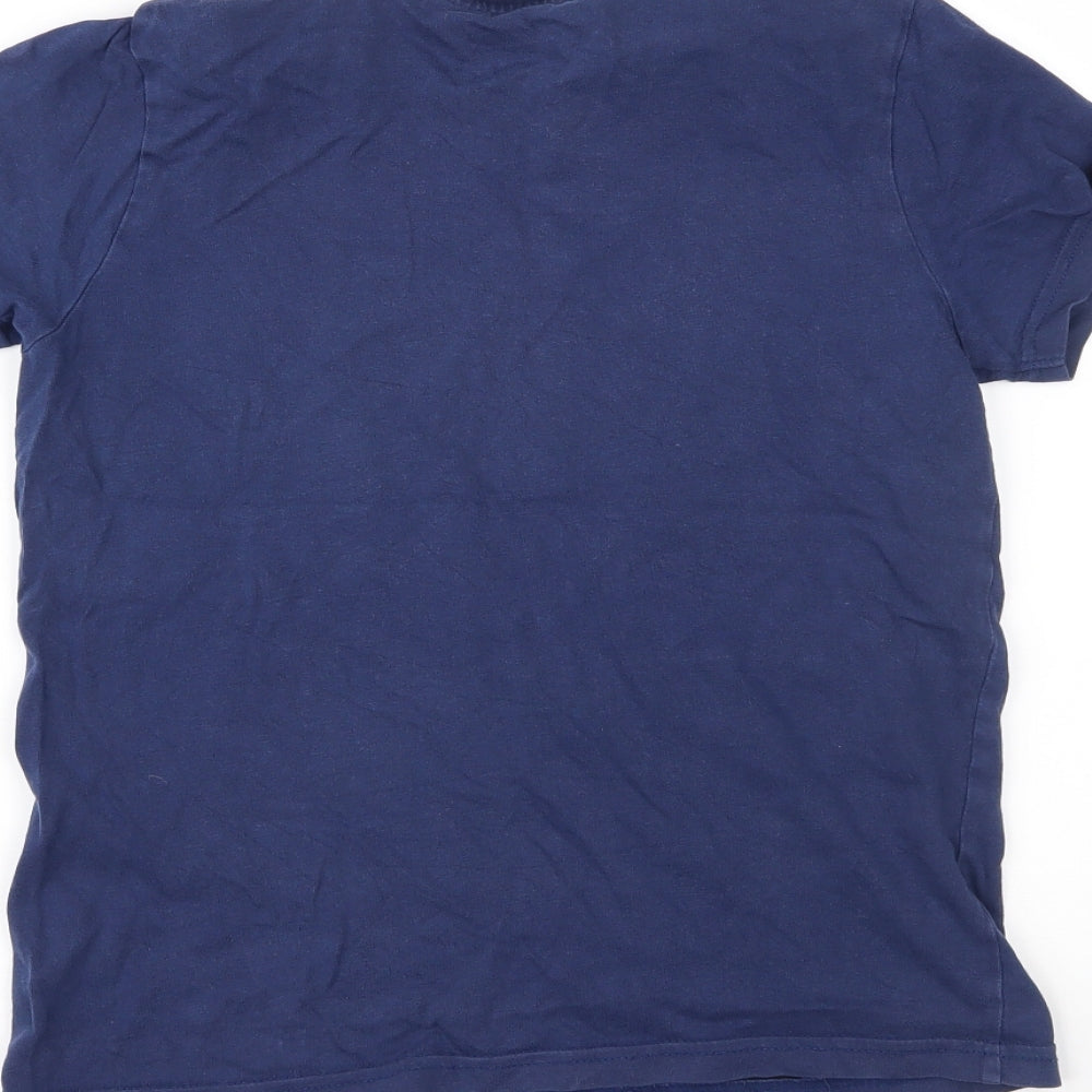 Mini Boden Boys Blue   Basic T-Shirt Size 9-10 Years