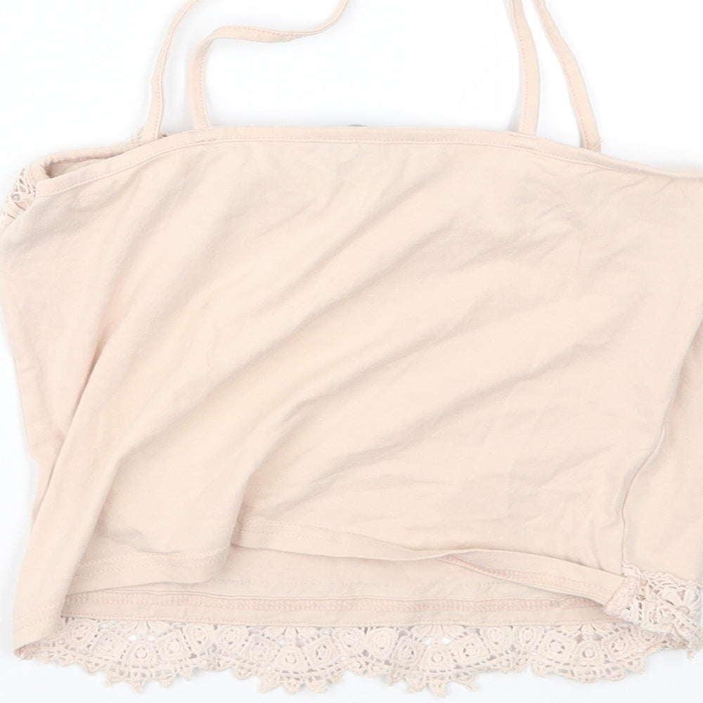New Look Womens Pink   Cropped Tank Size 10