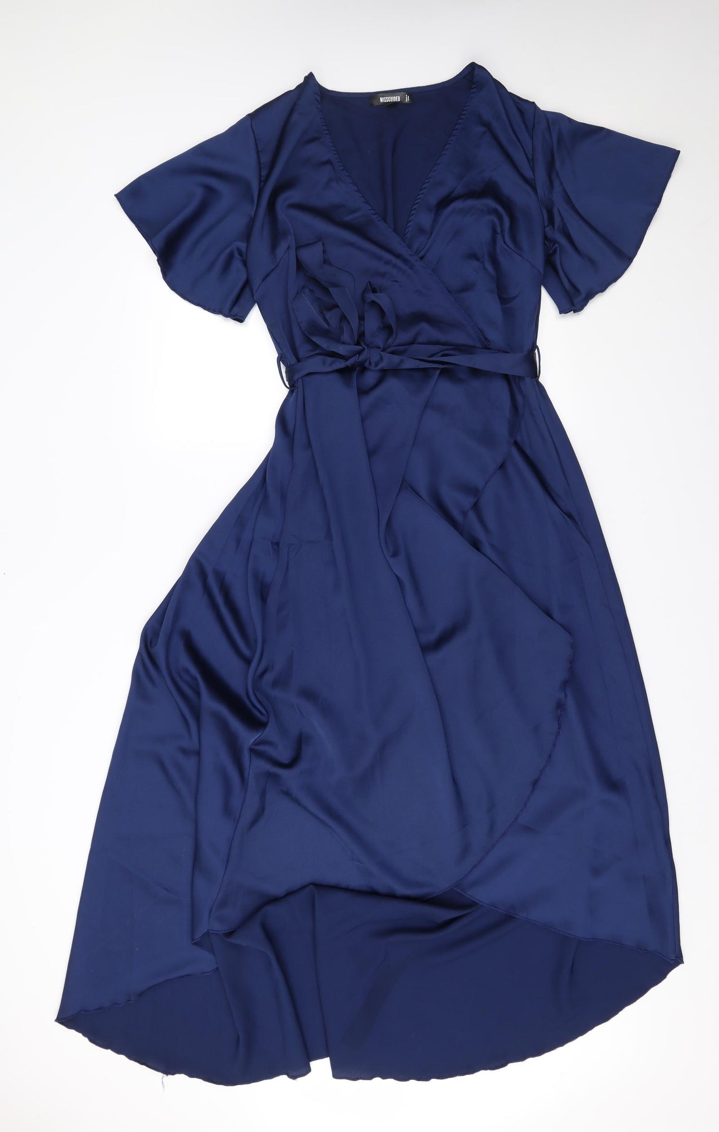 Missguided Womens Blue   Fit & Flare  Size 12